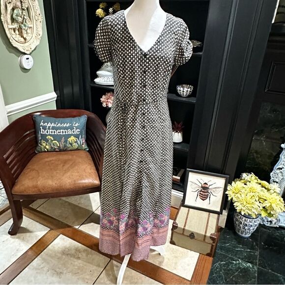 Fire Los Angeles Floral Maxi Dress Size M - Picture 1 of 13